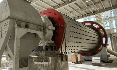 Ball mill for calcium carbonate